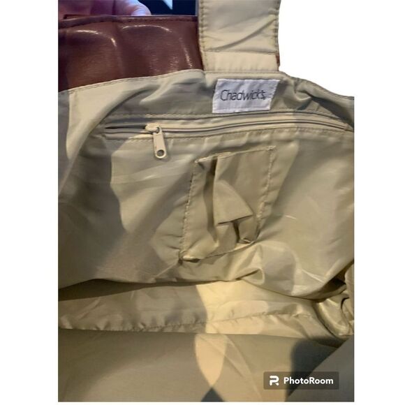 Chadwick's Satchel Purse Brown Nylon - Picture 5 of 5